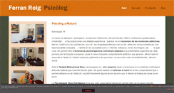 Desktop Screenshot of ferranroig-psicoleg.com